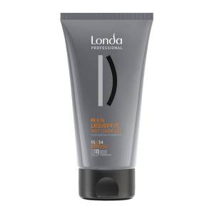 Londa Professional Men: Гель-блеск с эффектом мокрых волос сильной фиксации Liquefy It, 150 мл