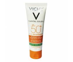 Vichy Capital Soleil: Матирующий уход для проблемной кожи 3-В-1 SPF50+ Виши Кэпитал Солейл, 50 мл