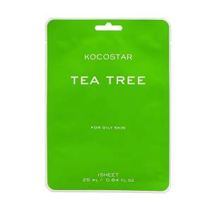 Kocostar: Маска для проблемной кожи против высыпаний с Чайным деревом (Tea Tree mask), 1 шт