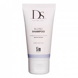 Sim Sensitive DS Perfume Free Cas: Шампунь для светлых и седых волос (Blonde Shampoo), 50 мл
