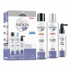 Nioxin Система 5: Универсальный набор (шампунь 150 мл, кондиционер 150 мл, маска 50 мл)