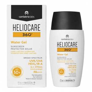 Heliocare: Солнцезащитный увлажняющий гель-флюид SPF 50+ (360º Water Gel Sunscreen), 50 мл