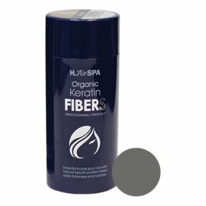 H Airspa Hair Building Fibers: Волокна кератиновые седой (Gray), 28 гр