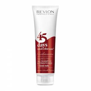 Revlon Revlonissimo Color Care: Шампунь-кондиционер для ярких красных оттенков (Shampoo & Conditioner Brave Reds), 275 мл