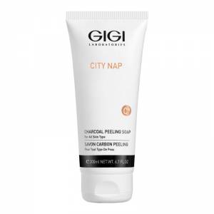 GiGi City Nap: Карбоновое мыло-скраб (Charcoal Peeling soap), 200 мл