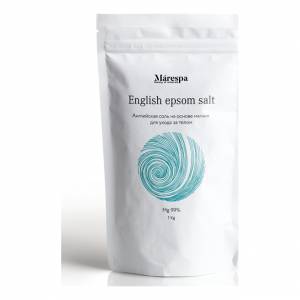 Marespa: Английская соль для ванн (English epsom salt), 1000 гр