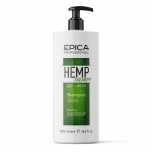 Epica  Hemp therapy Organic: Шампунь для роста волос с маслом семян конопли, AH и BH кислотами, 1000 мл