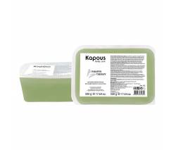 Kapous Depilations: Био-парафин с маслом Оливы в брикете, 500 гр