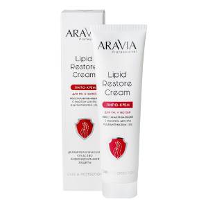 Aravia Professional: Липо-крем для рук и ногтей восстанавливающий с маслом ши и д-пантенолом (Lipid Restore Cream), 100 мл