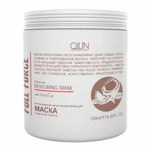 Ollin Professional Full Force: Интенсивная восстанавливающая маска с маслом кокоса (Intensive Restoring Mask with Coconut Oil)