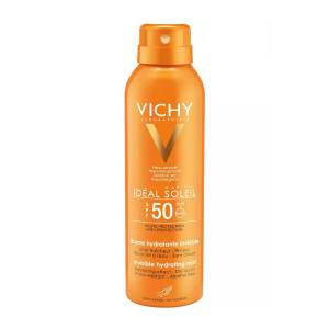 Vichy Capital Ideal Soleil: Увлажняющий спрей-вуаль SPF 50, 200 мл