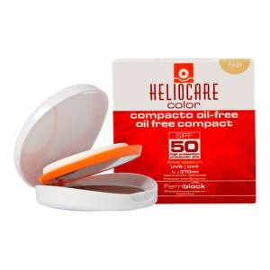 Heliocare: Крем-пудра компактная с SPF 50 для жирной кожи (светлый натуральный) (Color Oil-Free Compact SPF 50 Sunscreen Fair), 10 гр