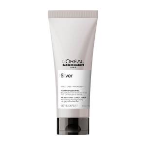 L'Oreal Professionnel Silver: Смываемый уход для блеска седых и обесцвеченных волос, 200 мл