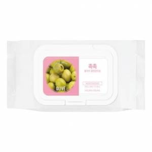 Holika Holika Daily Fresh: Cалфетки для удаления макияжа (Olive Cleansing Tissue) 60 шт, 300 гр