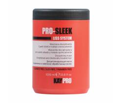 Kaypro Pro-Sleek: Дисциплинирующая маска для химически выпрямленных волос, 1000 мл