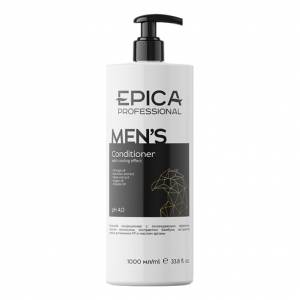 Epica Men's: Мужской кондиционер с охлаждающим эффектом, маслом апельсина, экстрактом бамбука, экстрактом хмеля, 1000 мл