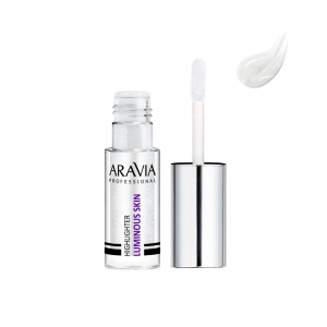 Aravia Professional: Хайлайтер с шиммером жидкий для лица и тела Luminous Skin, тон 01 Без цвета, 5 мл