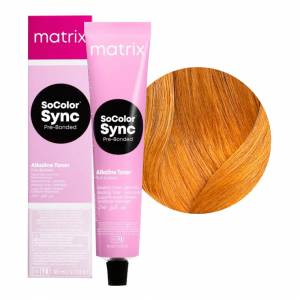 Matrix Color Sync: Краска для волос 8CG светлый блондин медно-золотистый (8.43), 90 мл