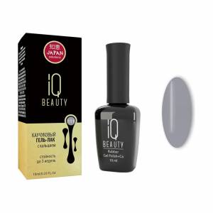 IQ Beauty: Гель-лак для ногтей каучуковый #111 Great dancer (Rubber gel polish), 10 мл