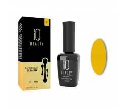 IQ Beauty: Гель-лак для ногтей каучуковый #134 On the golden Porch (Rubber gel polish), 10 мл
