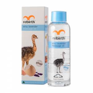 Rebirth: Масло для массажа с маслом Эму и лавандой (Emu Lavender Massage Oil), 125 мл