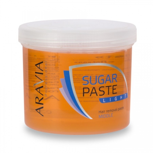 Aravia Professional: Сахарная паста для депиляции "Легкая" средней консистенции, 750 гр