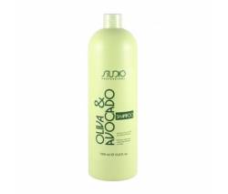 Kapous Studio Olive and Avocado: Шампунь увлажняющий для волос с маслами авокадо и оливы, 1000 мл