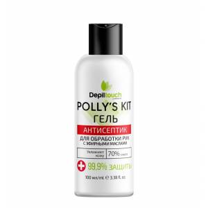 Depiltouch Professional: Гель-антисептик для обработки рук с эфирными маслами «Polly's Kit», 100 мл