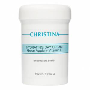 Christina: Увлажняющий дневной крем с зеленым яблоком и витамином Е (Hydrating Day Cream Green Apple + Vitamin E), 250 мл