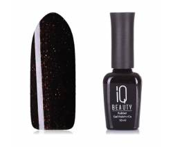 IQ Beauty: Гель-лак для ногтей каучуковый #106 Black jewels (Rubber gel polish), 10 мл