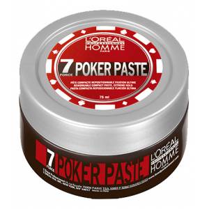 L'Oreal Professionnel Homme: Моделирующая паста экстремально сильной фиксации Покер (Poker Paste), 75 мл