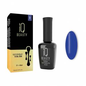 IQ Beauty: Гель-лак для ногтей каучуковый #147 Sci-fi  (Rubber gel polish), 10 мл