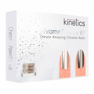Kinetics: Набор с зеркальной пудрой "Chrome Powder Kit"