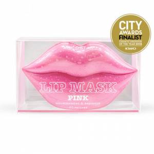 Kocostar: Гидрогелевые патчи для губ с ароматом Персика (Розовые) (Lip Mask Pink Single Pouch (Pink)), 20 шт