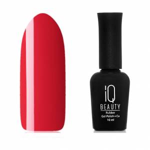 IQ Beauty: Гель-лак для ногтей каучуковый #009 Passion (Rubber gel polish), 10 мл
