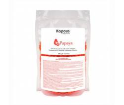 Kapous Depilations: Гелевый воск в гранулах с ароматом "Папайя", 400 гр
