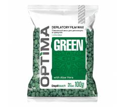 Depiltouch Optima: Пленочный воск для депиляции в гранулах «Green», 100 гр