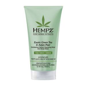 Hempz: Маска-глина отшелушивающая (Exotic Green Tea & Asian Pear Exfoliating Cleansing Mud & Mask), 200 мл