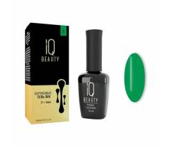 IQ Beauty: Гель-лак для ногтей каучуковый #123 Green Canyon (Rubber gel polish), 10 мл