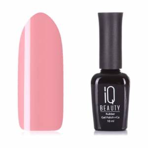 IQ Beauty: Гель-лак для ногтей каучуковый #092 Nude embrace (Rubber gel polish), 10 мл