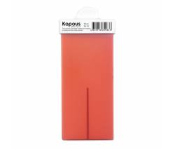 Kapous Depilations: Жирорастворимый воск Розовый Диоксидом Титаниума в картридже с мини роликом, 100 мл