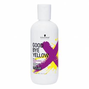 Schwarzkopf Professional Goodbye Yellow: Нейтрализующий шампунь "Прощай, жёлтый", 300 мл