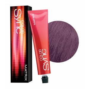 Matrix Color Sync: Краска для волос 5VV светлый шатен глубокий перламутровый (5.22), 90 мл