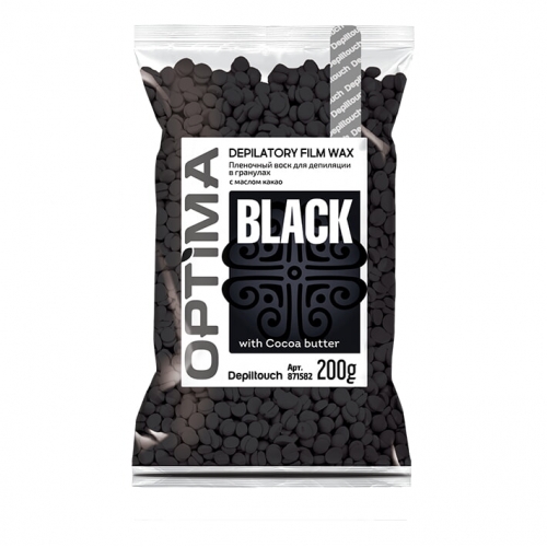 Depiltouch Optima: Пленочный воск для депиляции в гранулах «Black», 200 гр