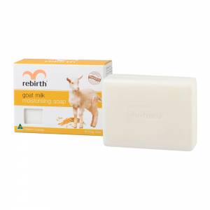 Rebirth: Мыло туалетное твердое увлажняющее на основе козьего молока (Goat Milk Moisturising Soap), 100 гр