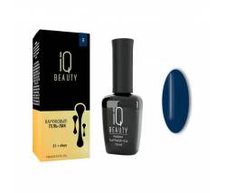IQ Beauty: Гель-лак для ногтей каучуковый #141 Drink me (Rubber gel polish), 10 мл