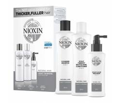 Nioxin Система 1: Набор (шампунь 150 мл, кондиционер 150 мл, маска 50 мл)