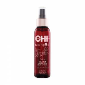 CHI Rose Hip Oil Color Nurture: Тоник для волос с маслом шиповника (Repair Shine Leave-In Tonic), 118 мл