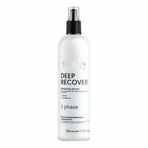 Epica Deep Recover: Трехфазная восстанавливающая сыворотка для поврежденных волос с маслами сладкого миндаля, арганы и авокадо, 300 мл