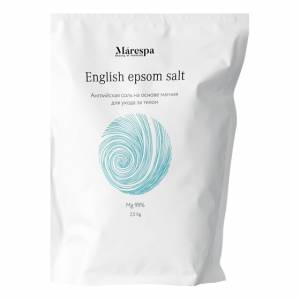 Marespa: Английская соль для ванн (English epsom salt), 2500 гр